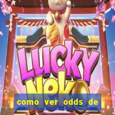 como ver odds de jogos passados